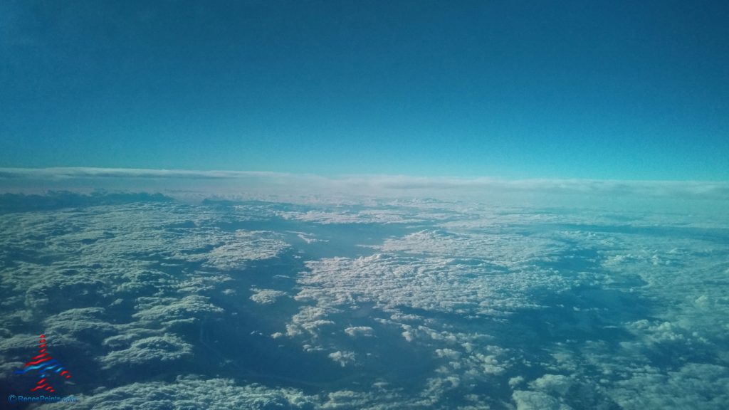 clouds and blue sky above clouds