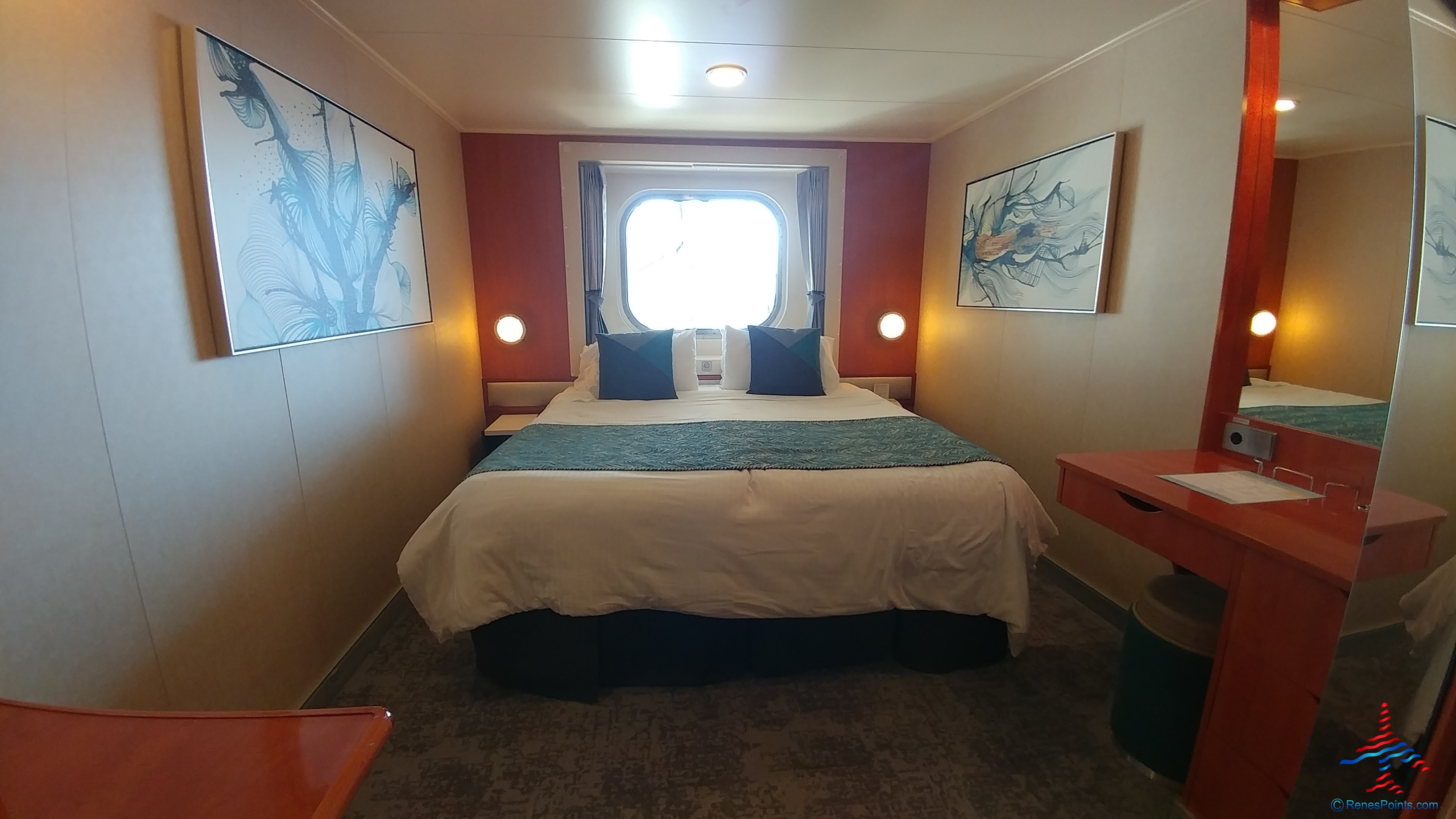Norwegian Gem Obstructed View Porthole Cabin 8064 Seven Day Canada & New England from New York Review