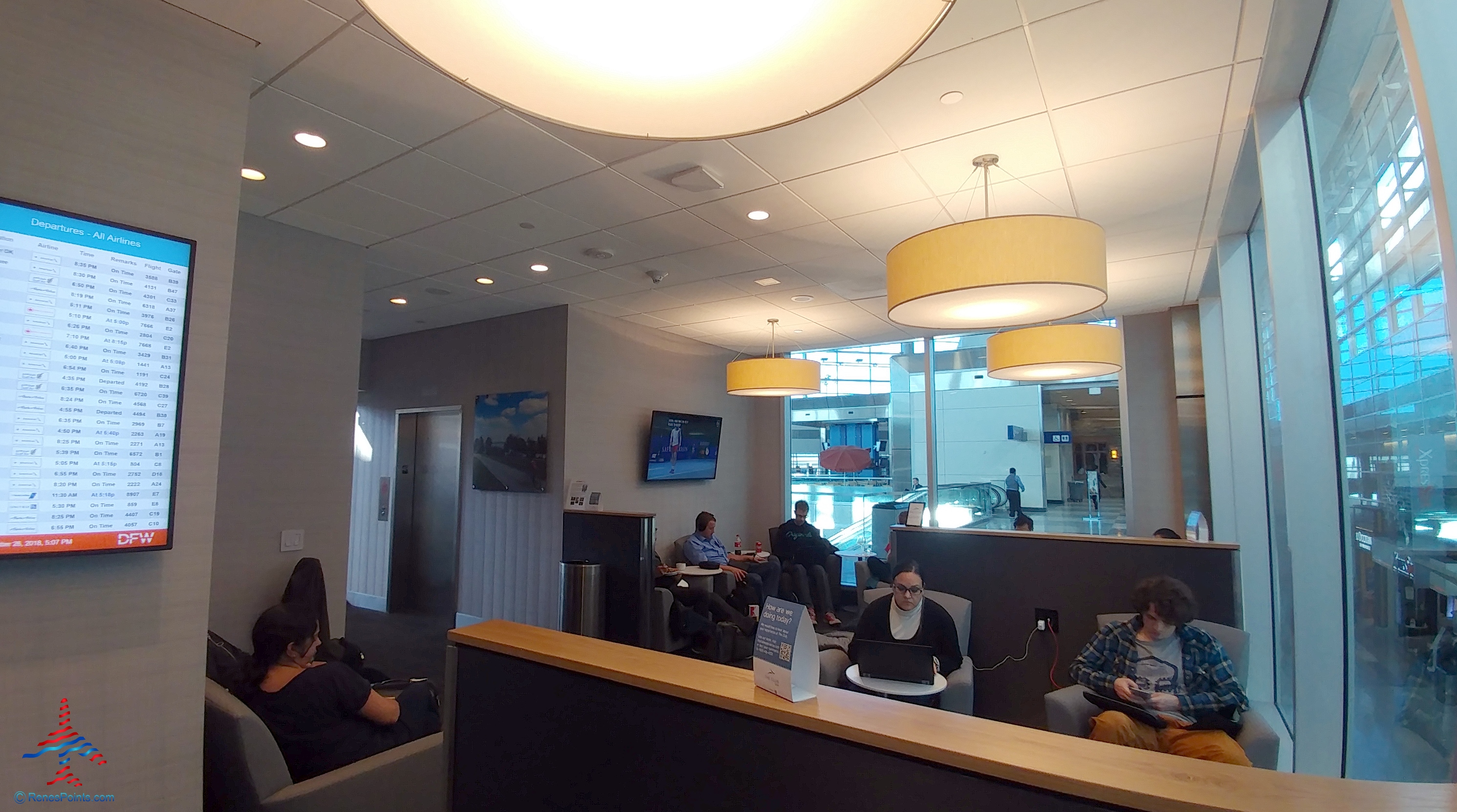 The Club at Dallas DFW Priority Pass Lounge – A good choice when Centurion turns you away?
