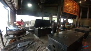 a man working in a kitchen