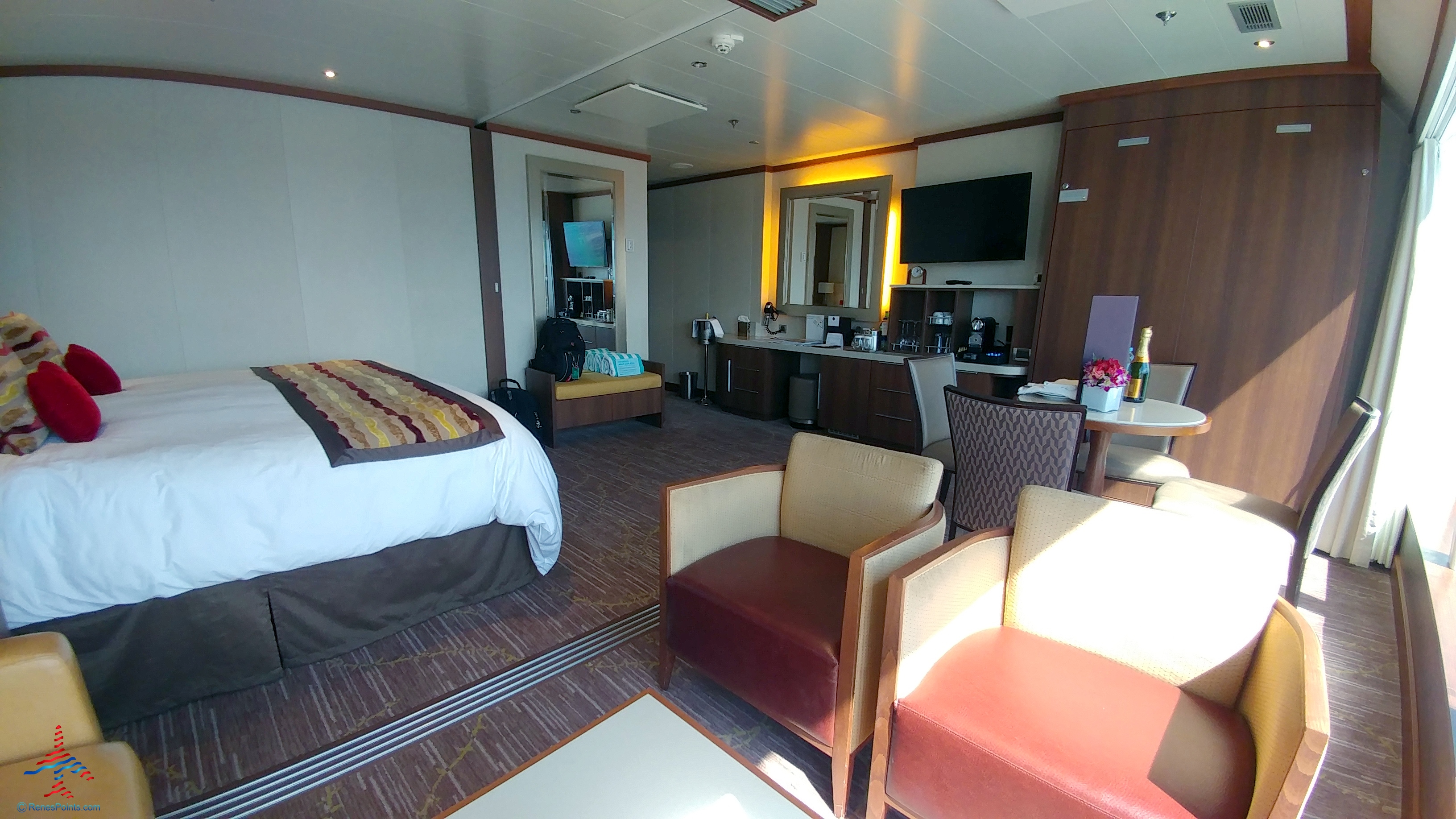 NCL Norwegian Dawn Family Suite 12016 Forward Starboard Side Review