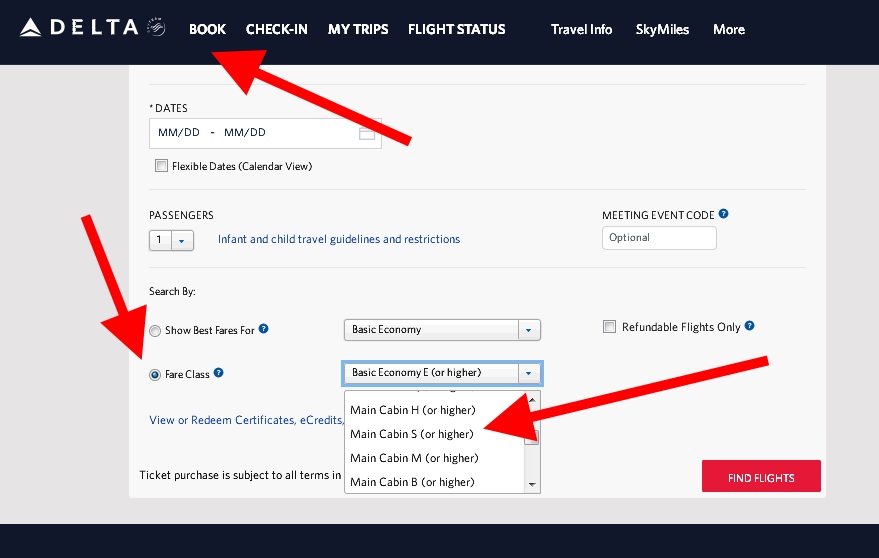 Will the “new” Delta Comfort Plus “S” fare class impact Same Day Change options or upgrades? Delta is not saying!