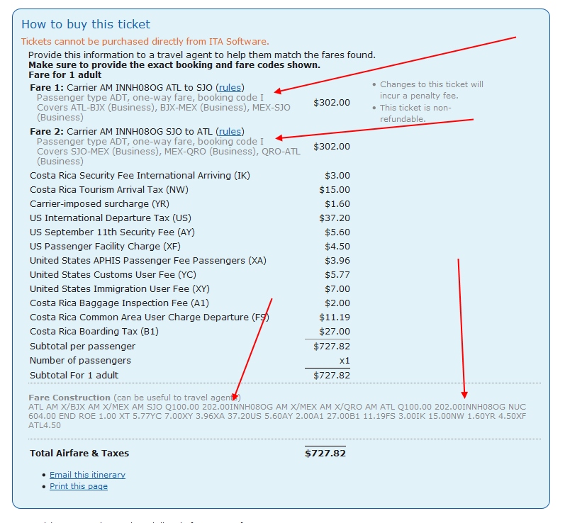 Atlanta to San Jose (Costa Rica) $728 Business Class Delta / AeroMexico Weekend HUB Elite Mileage Run  8094MQMs at 9CPM