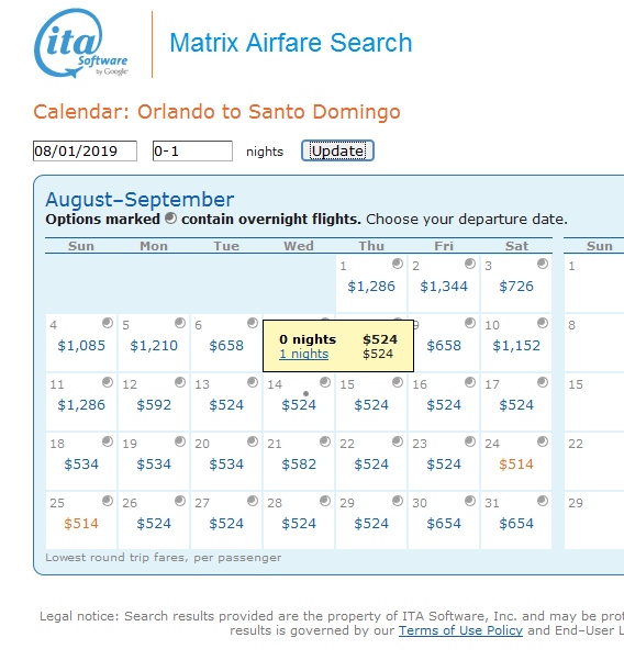 $524 Orlando Florida to Dominican Republic AeroMexico / Delta Business Class Elite Mileage Run 9597 MQMs $2560 MQDs & 12,796-20,474 SkyMiles