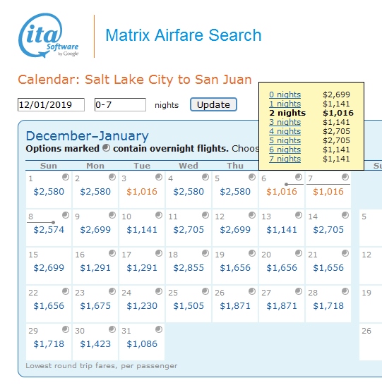 Salt Lake to San Juan Delta 1st Class $870 & 10,805 MQMs at 8CPM “Vacation” Elite Mileage Run (weekend run for $1,015)