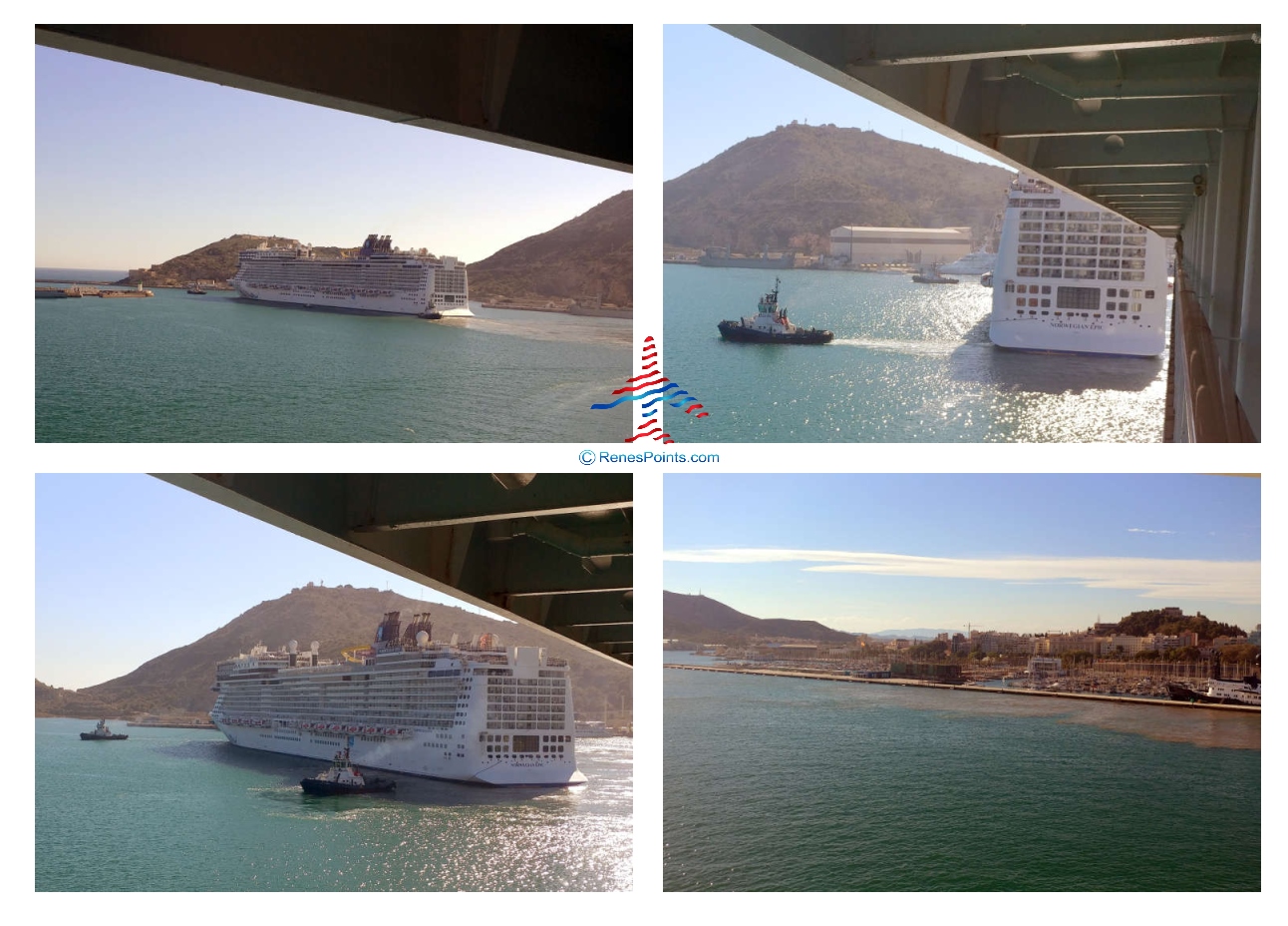 a cruise ship in the water