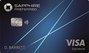 The Chase Sapphire Preferred® Card travel rewards credit card.