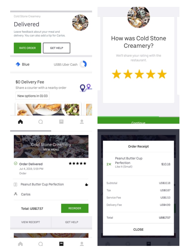 It’s 90*+ Outside – Would you Order Ice Cream via Uber Eats from Cold Stone Creamery?