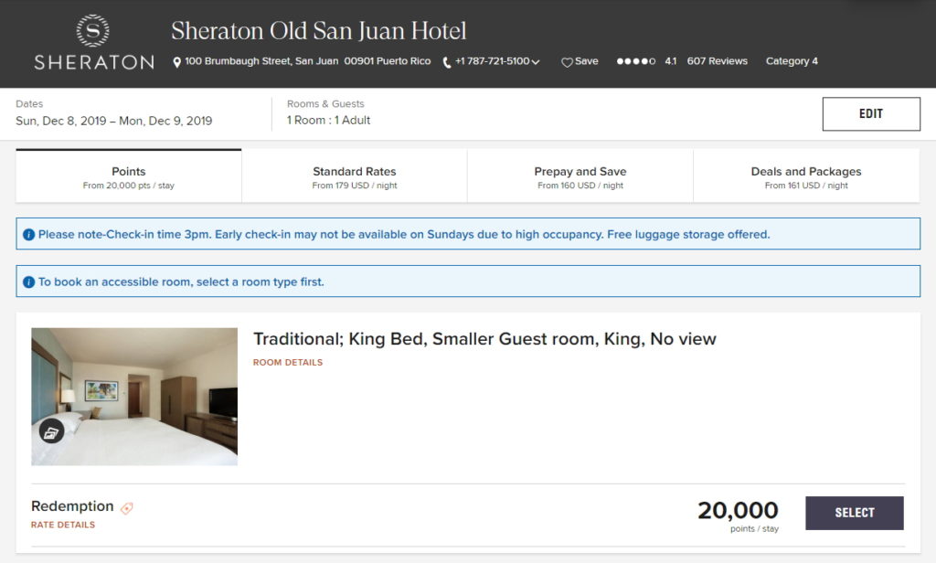 a screenshot of a hotel