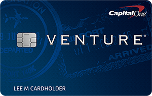 The Capital One Venture Rewards travel credit card.