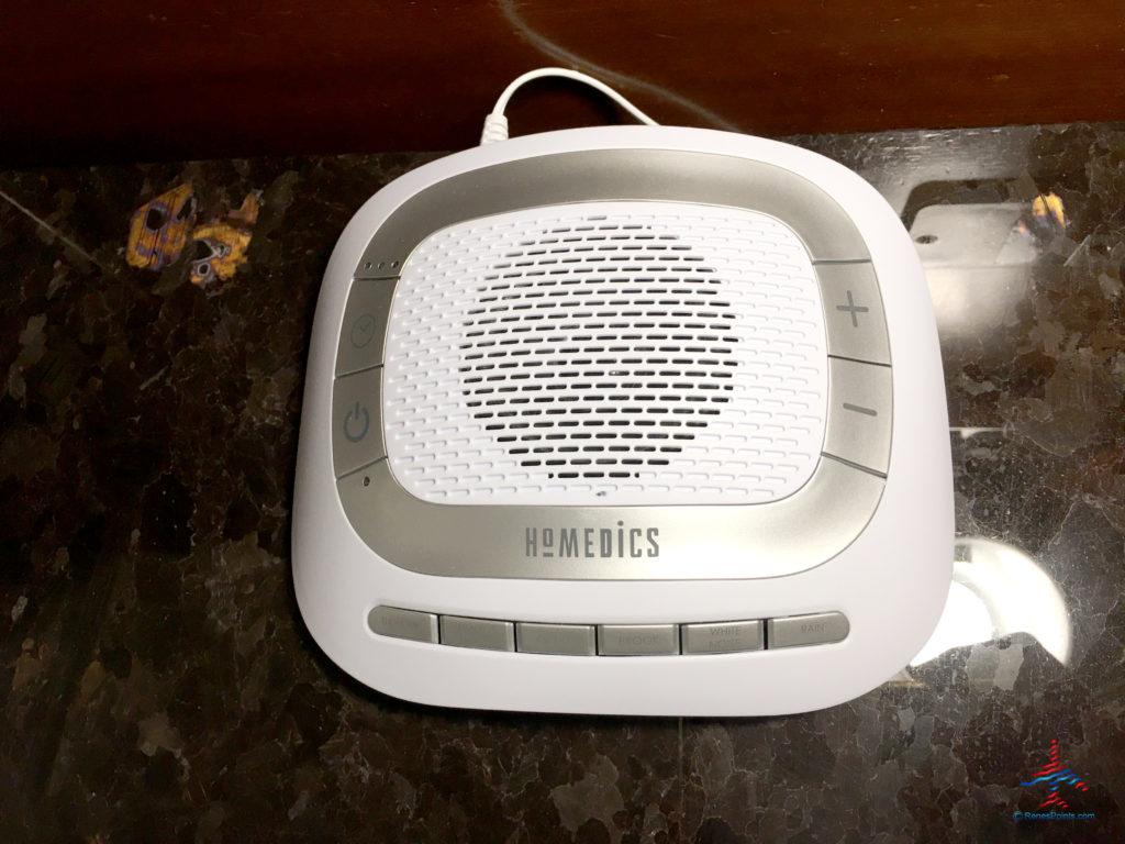 A HoMedics machine is seen inside an executive king bedroom at the Hyatt Regency O'Hare Chicago airport hotel in Rosemont, Illinois.