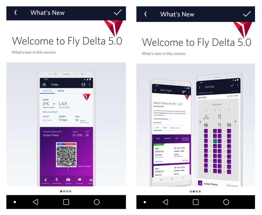 business travel delta app