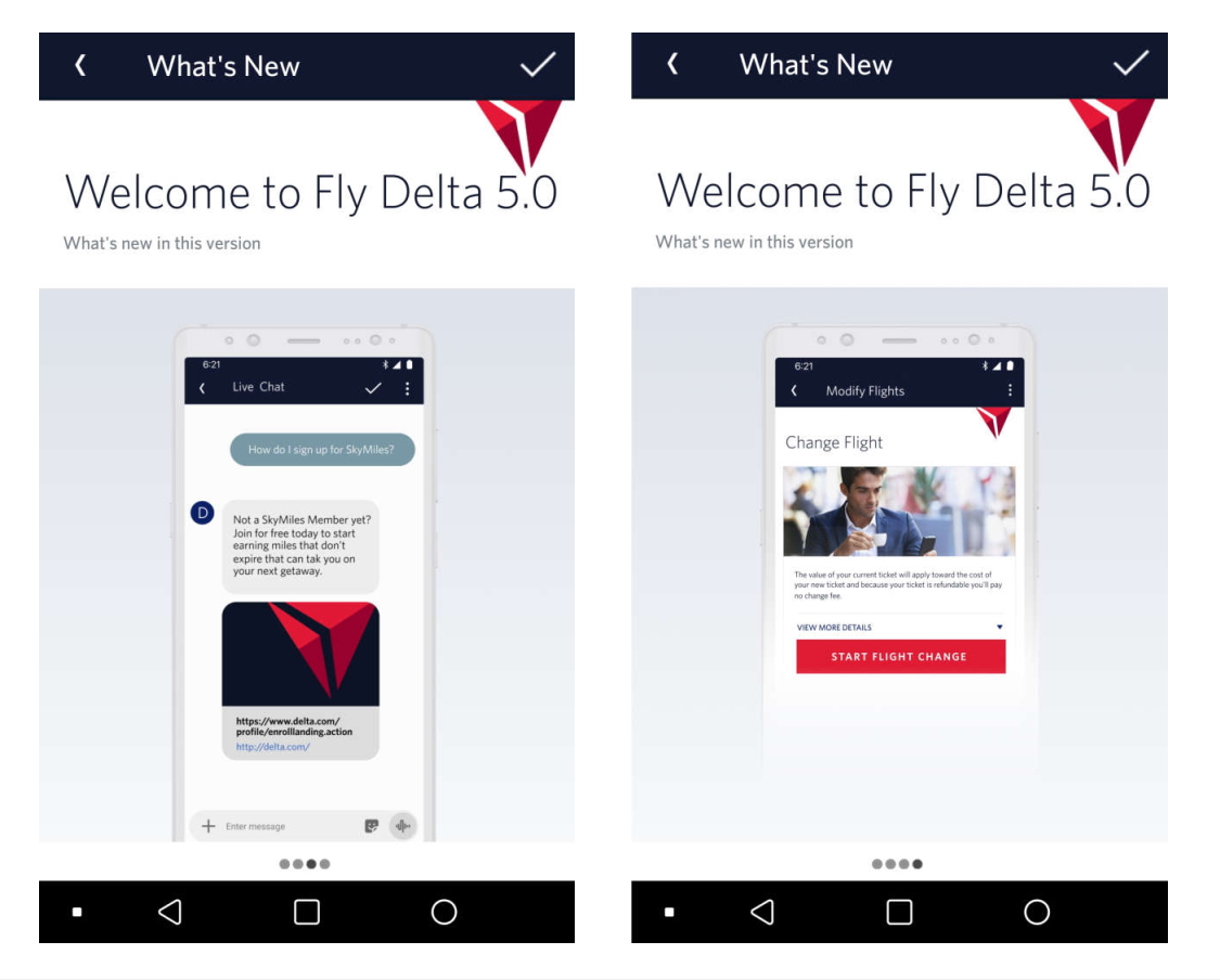 Delta rolls out Fly Delta App 5.0 for Android! What is new? What is