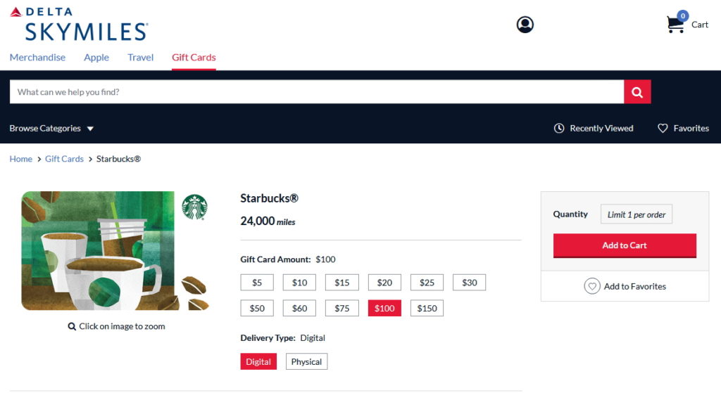 a screenshot of a gift card