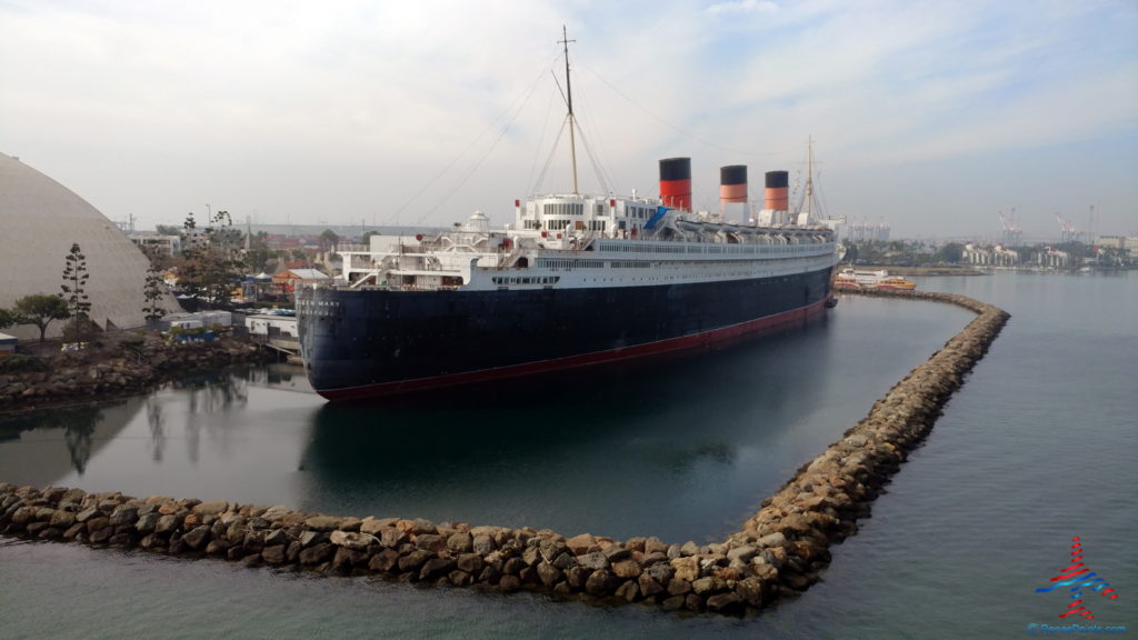 a large ship in the water