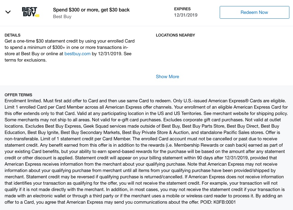 BestBuyAmexOffer Eye of the Flyer