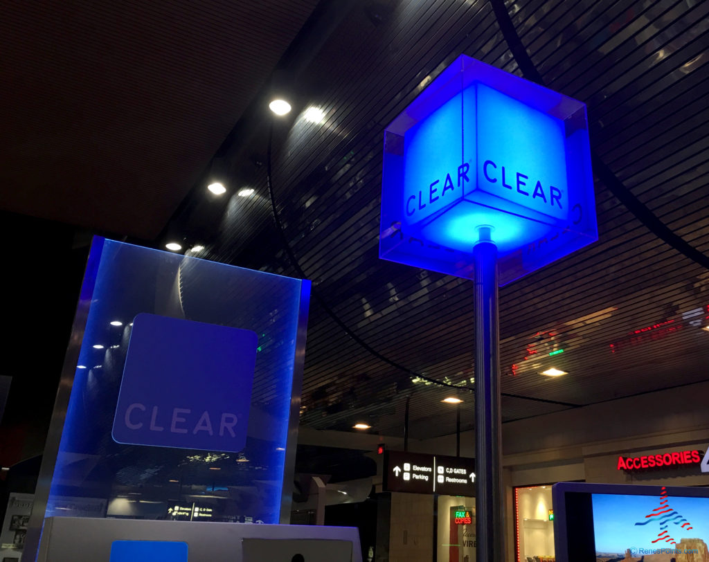 The CLEAR enrollment center at Las Vegas McCarran International Airport (LAS).