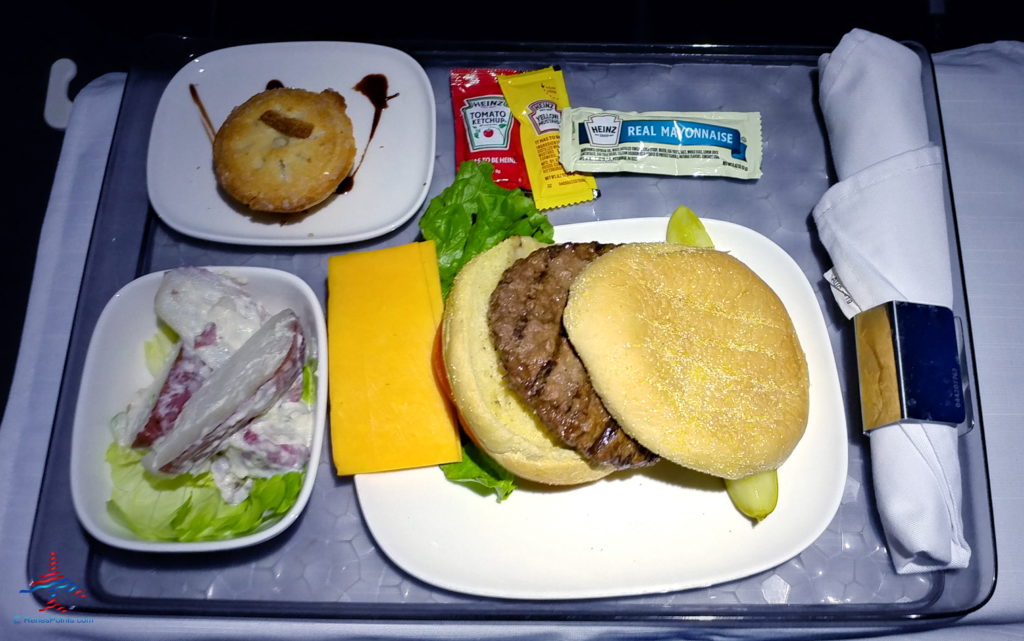 a tray of food on a tray