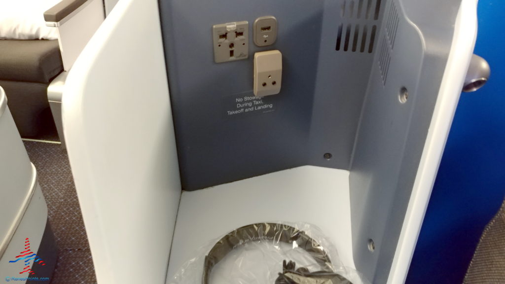 a electrical outlet in a plastic bag