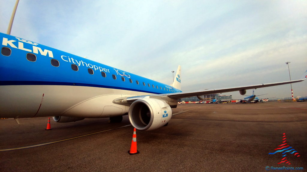 30 Minute KLM / SkyTeam City Hopper Business Class Flight Lunch is