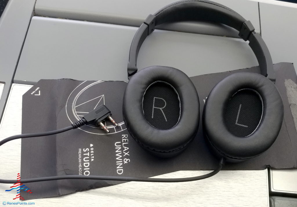 a pair of black headphones