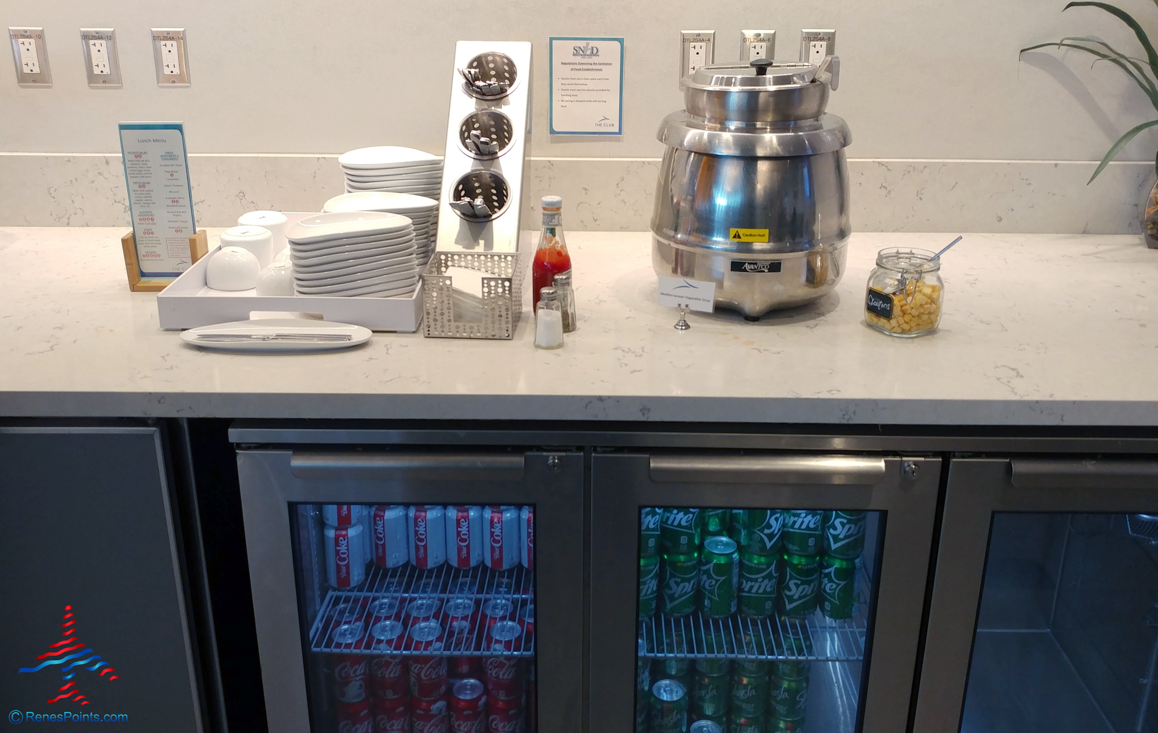 Review: The Club at LAS Las Vegas Lounge via Priority Pass Terminal 1 Concourse D