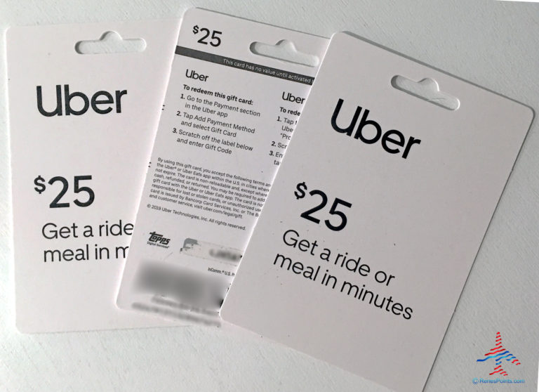 Uber Gift Cards Eye Of The Flyer