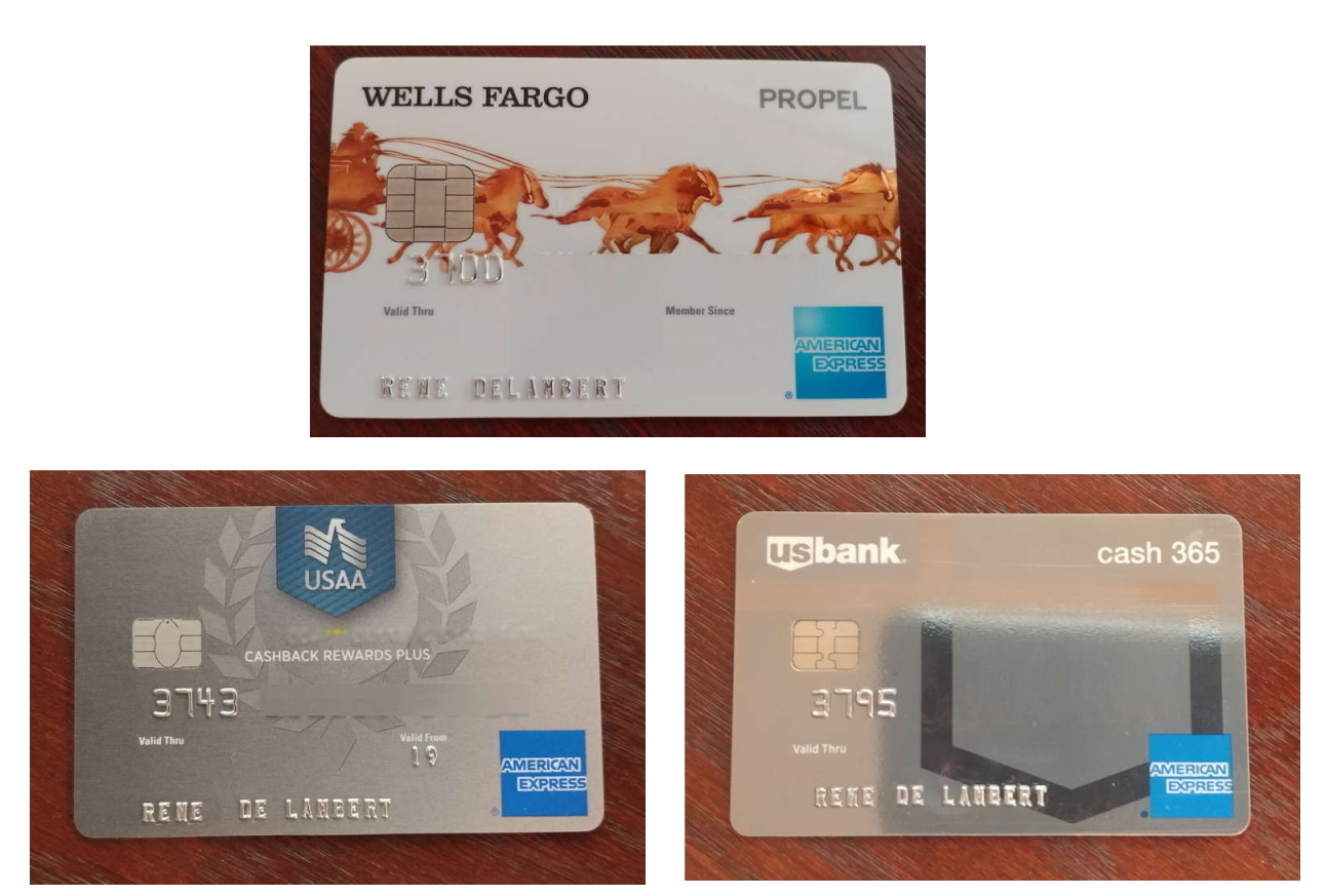 a close up of a credit card