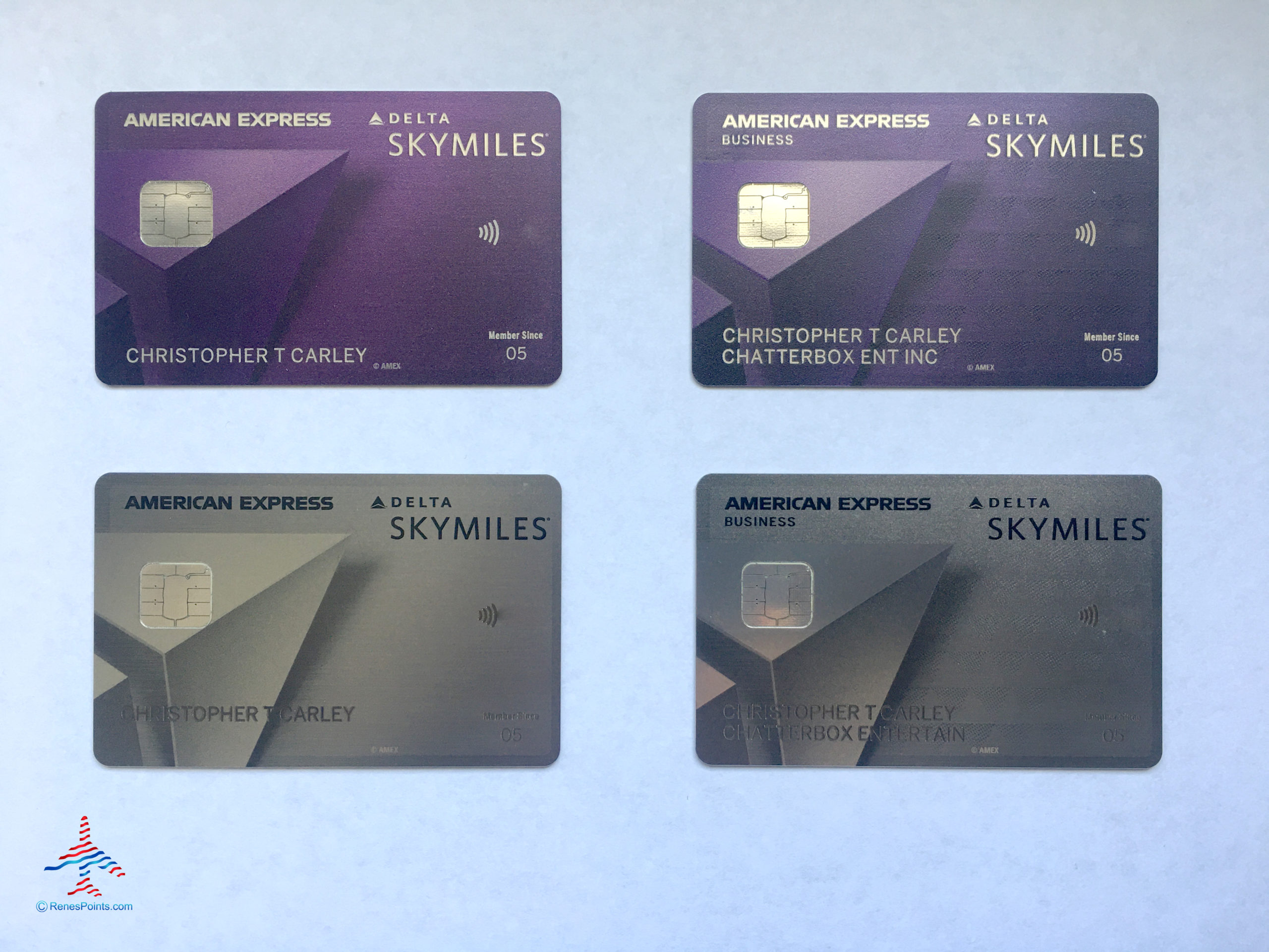 First Look All Four New Delta Amex Metal Cards Eye Of The Flyer