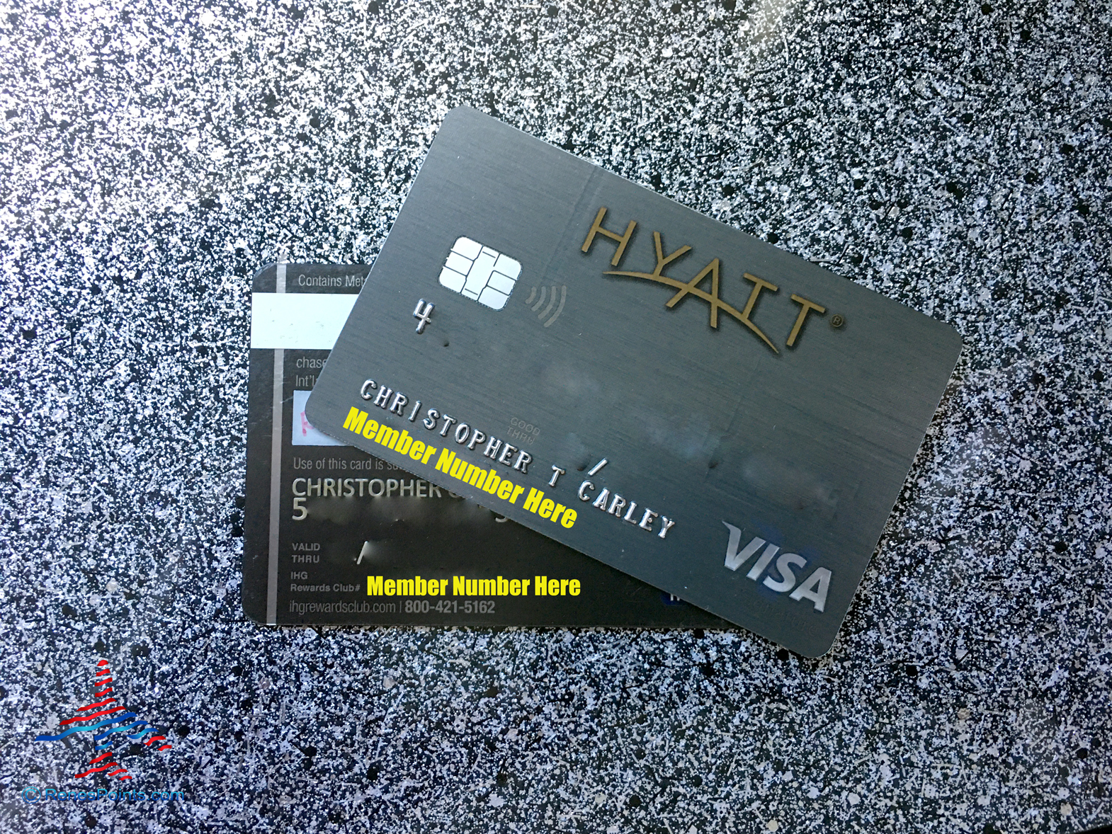 IHG One Rewards Premier Credit Card and the old Hyatt credit card (replaced by the World of Hyatt credit card)