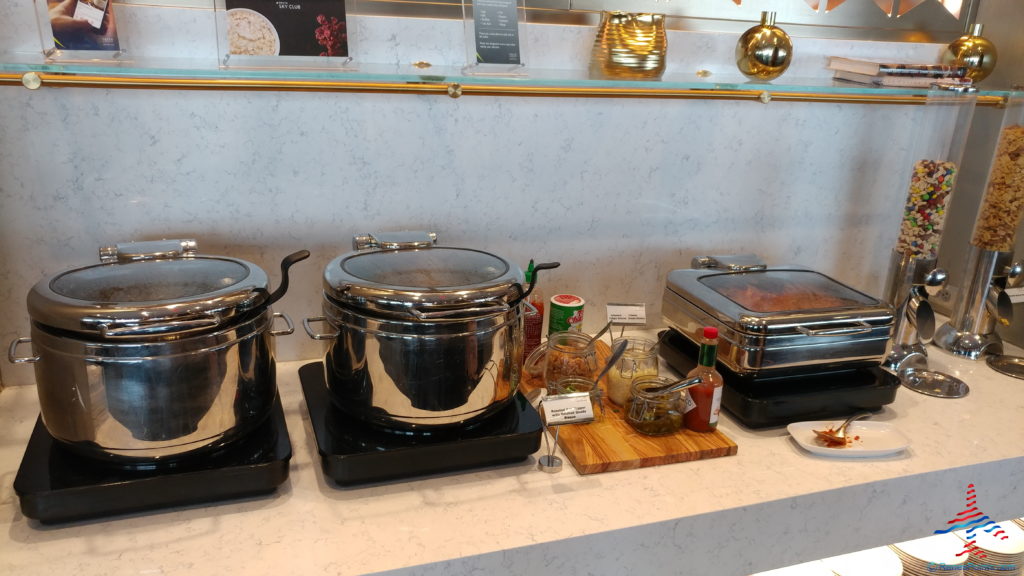 a group of pots on a counter