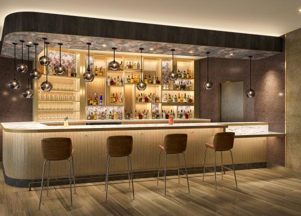 Rendering of the Delta Sky Club at Tokyo Haneda Airport (HND)