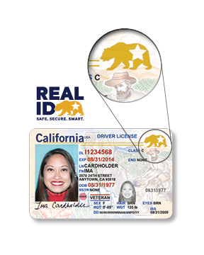 California Identification Card Real Id