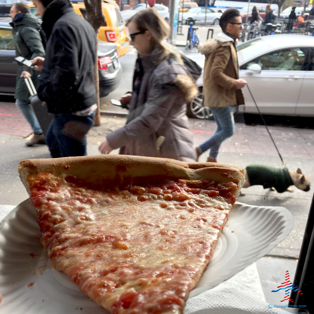 Joe's Pizza in New York's Greenwich Village.
