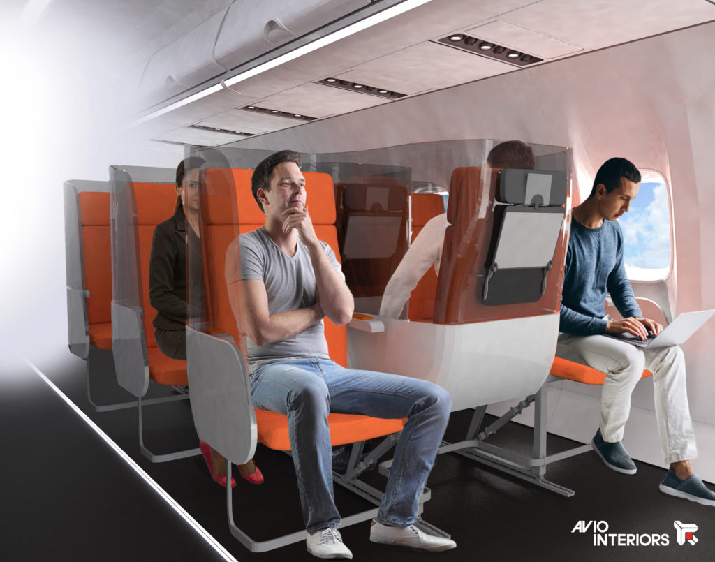 people sitting in an airplane