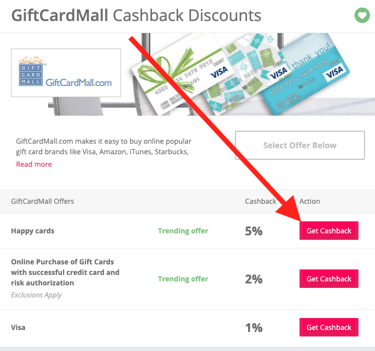 a screenshot of a gift card