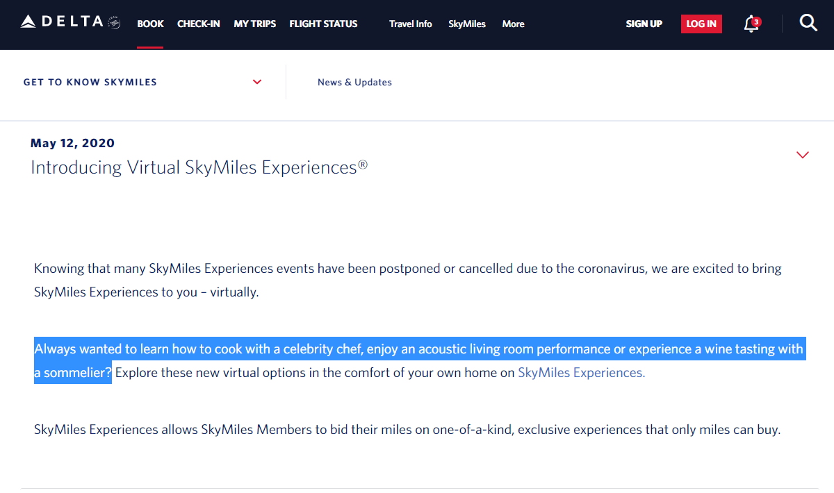 Delta Now Allows You to “Virtually” Flush Your SkyMiles (But Sadly, They Really Go Away)!