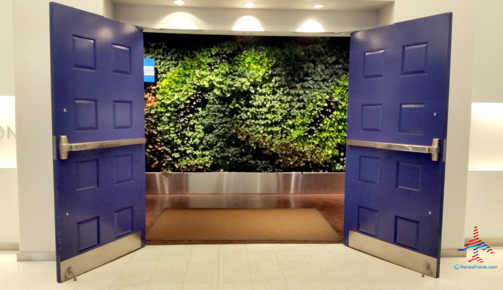 The entrance to the American Express Centurion Lounge at McCarran International Airport (LAS) in Las Vegas, Nevada.