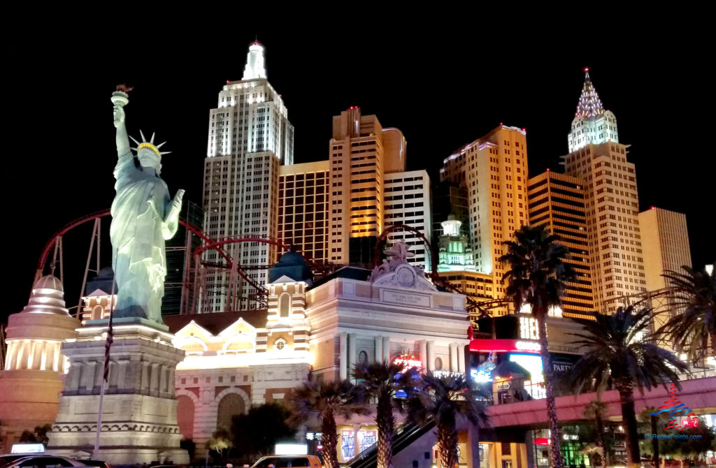 New York-New York Resort & Casino, a hotel on the Las Vegas Strip in Paradise, Nevada.