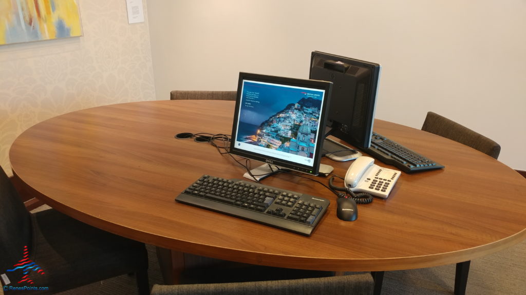 a computer on a table