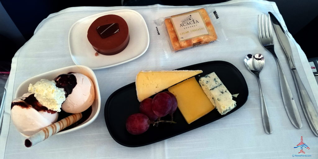 a plate of food on a table