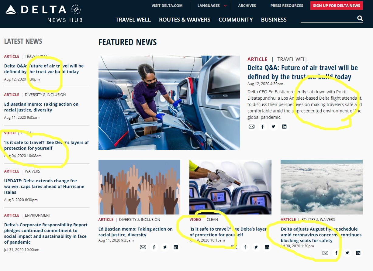 What Delta Changes Would you Like to See Made Permanent (after COVID is gone)?