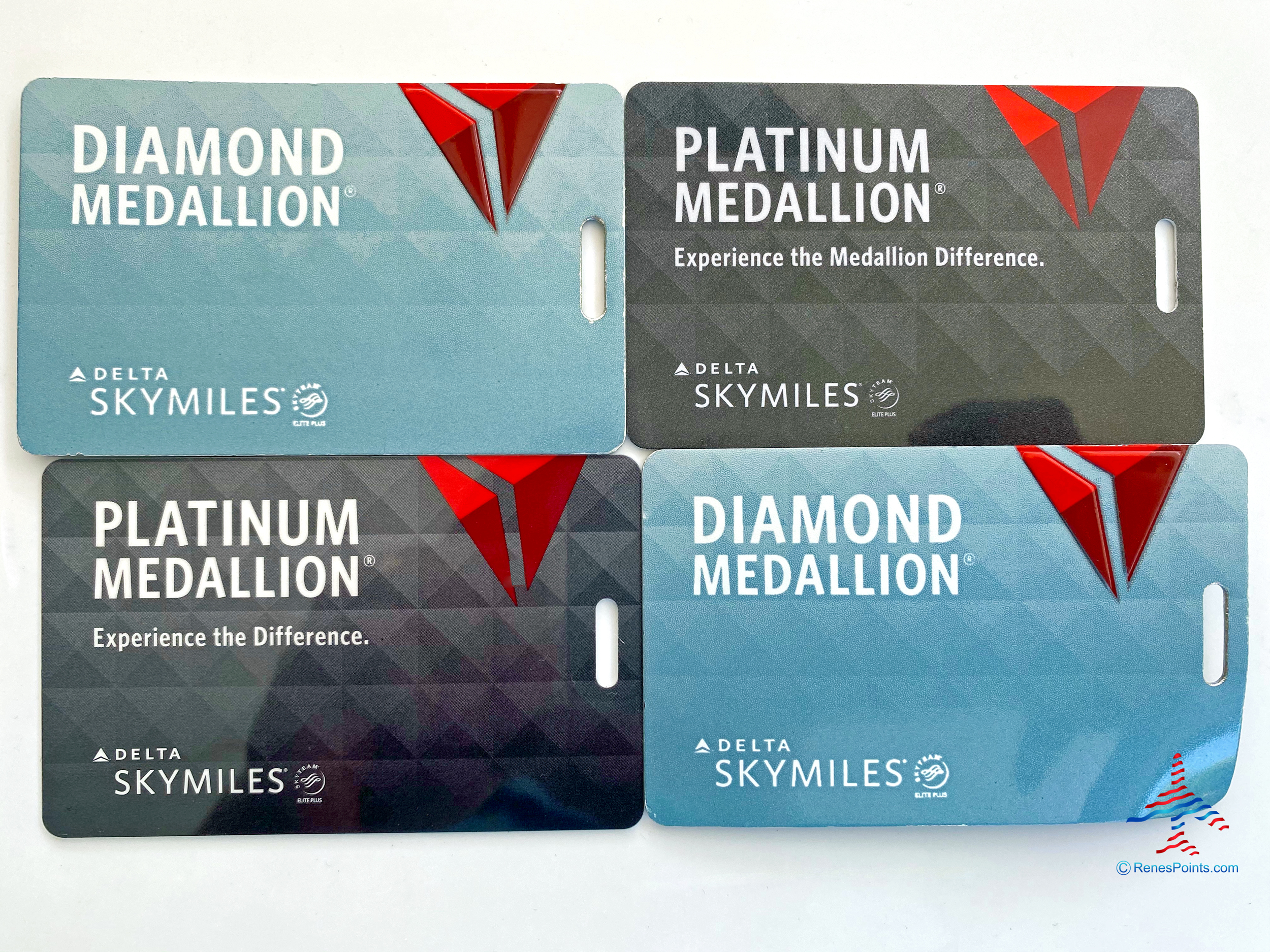 Delta Diamond and Platinum Medallion luggage tags