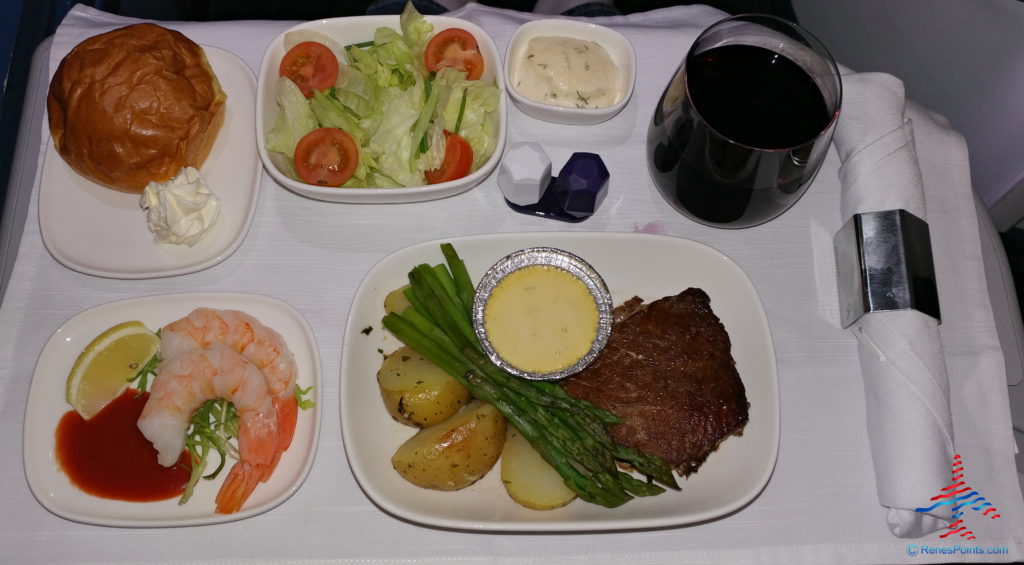 a plate of food on a table