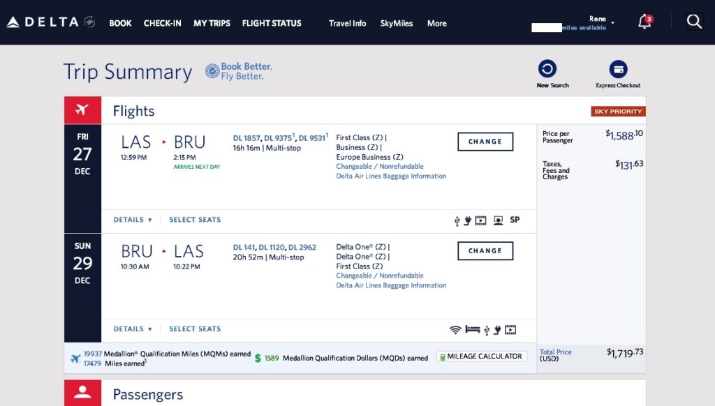 a screenshot of a flight schedule