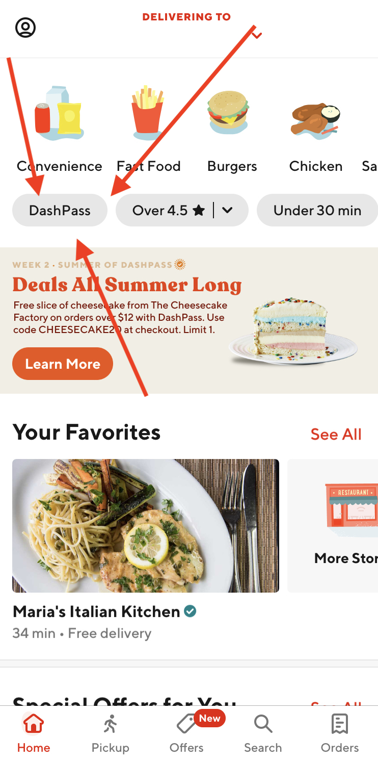 doordash-dashpass-screen-eye-of-the-flyer