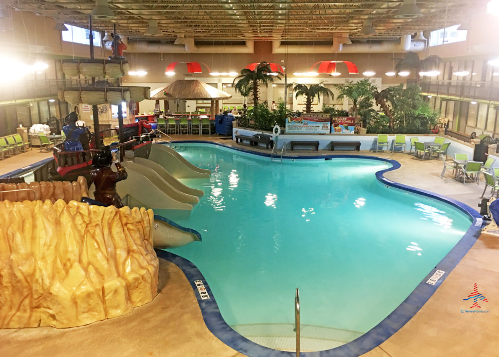 Pool area at the Holiday Inn Fargo