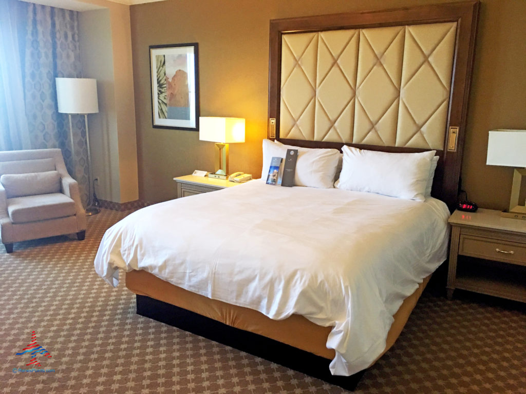 King bedroom at the JW Marriott Las Vegas Resort & Spa