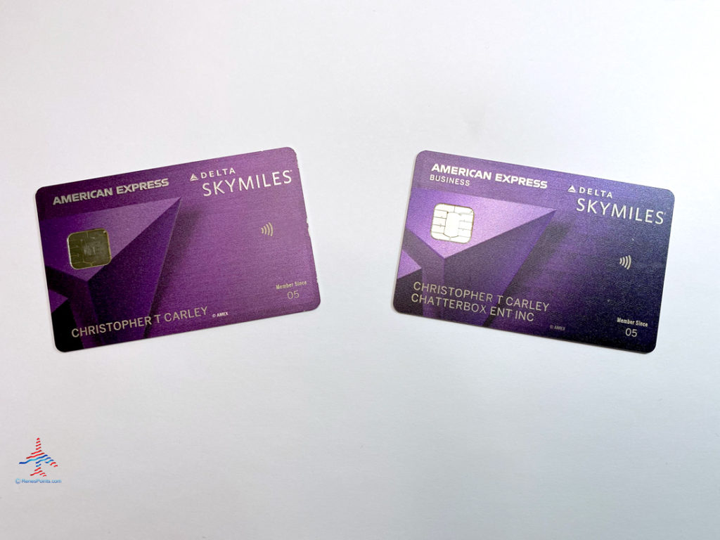 Delta Reserve consumer and Delta Reserve business American Express Cards.
