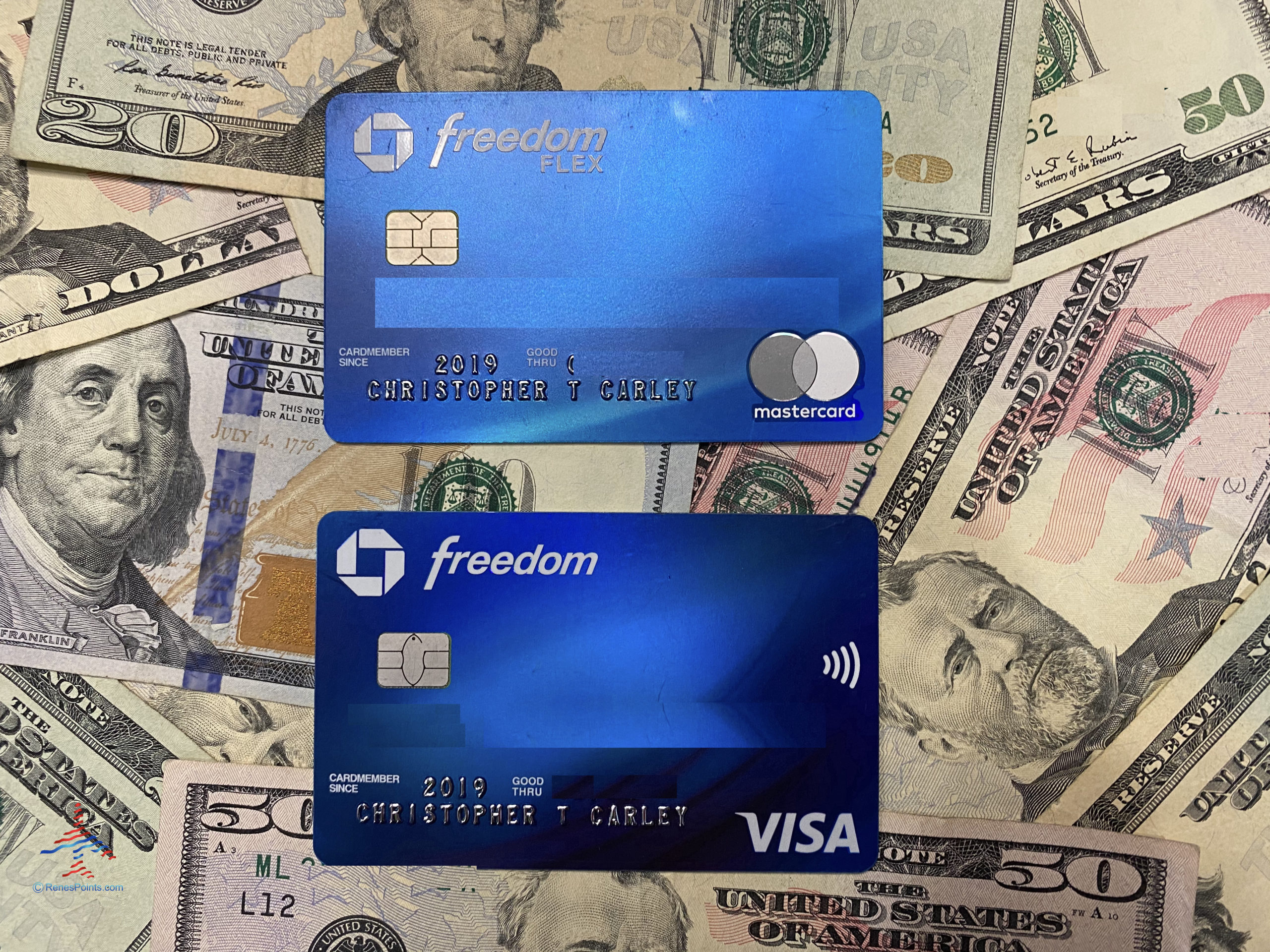 Chase Freedom Flex℠ and Chase Freedom cashback credit cards